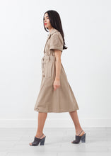 Load image into Gallery viewer, Rolled Sleeve Trenchcoat
